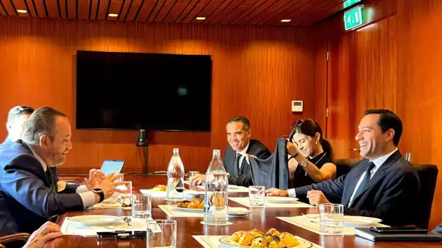 Mauricio Vila se reunió con miembros de la Cámara de Comercio de Madrid