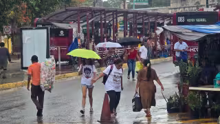 ¡La lluvia no se va! Prevén aguaceros durante los próximos días en Campeche
