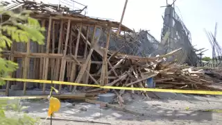 El pasado 17 de septiembre se derrumbó una de las edificaciones de la renovación de la Unidad Deportiva Renovación III