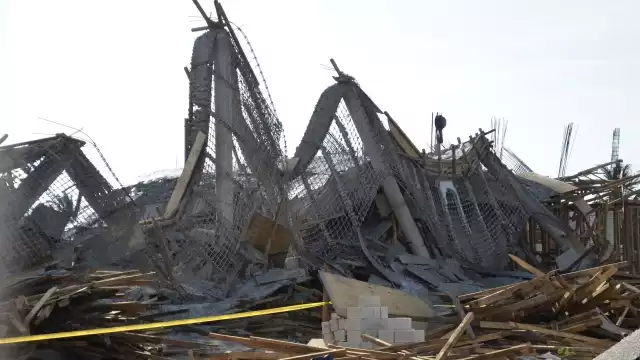 Los eventos ocurrieron el el 17 de septiembre de este año, cuando se reportó el accidente en la construcción de las oficinas deportivas