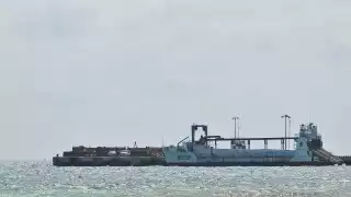 El cargamento traído desde Cuba será enviado para los trabajos de los Tramos 5 y 6 de la obra del Tren Maya