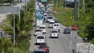 Las rutas alternas sugeridas por las autoridades no dan solución al tránsito al encontrarse saturadas