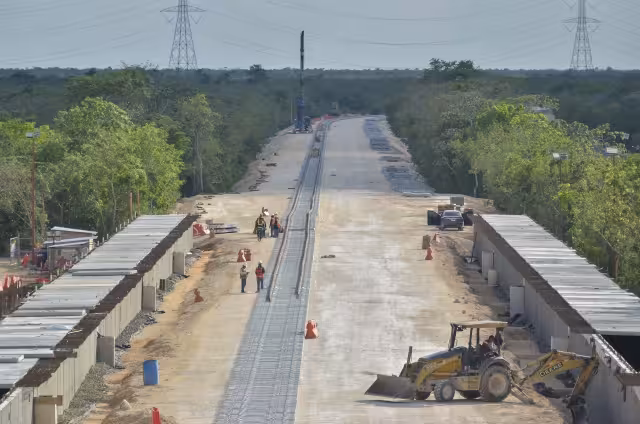 El Tramo 4 del Tren Maya lleva alrededor de la mitad de las obras