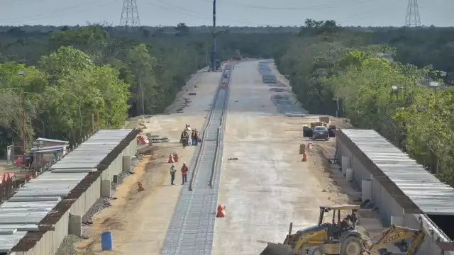 El Tramo 4 del Tren Maya lleva alrededor de la mitad de las obras
