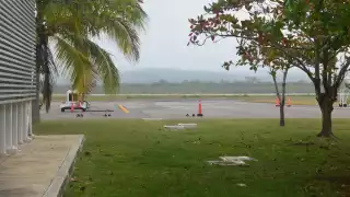 En el Aeropuerto Internacional de la Ciudad de Mérida la aeronave esperó hasta las 10 de la mañana para retornar a tierras campechanas