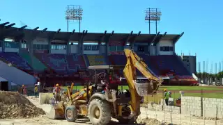 El Gobierno de México financió la mejora del Estadio 'Nelson Barrera' en la capital de Campeche para fomento deportivo