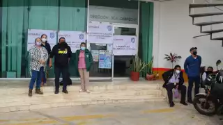 Las oficinas de la Conagua quedaron en paro de labores