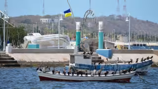 Según se informó mar adentro las olas alcanzas los dos metros de altura