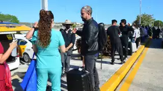 Llegan actores, productores, así como equipo de staff a la ciudad de Campeche