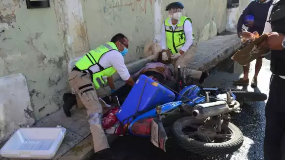 El exfuncionario le cerró el paso al conductor de la motocicleta en el barrio de Guadalupe El exfuncionario le cerró el paso al conductor de la motocicleta en el barrio de Guadalupe