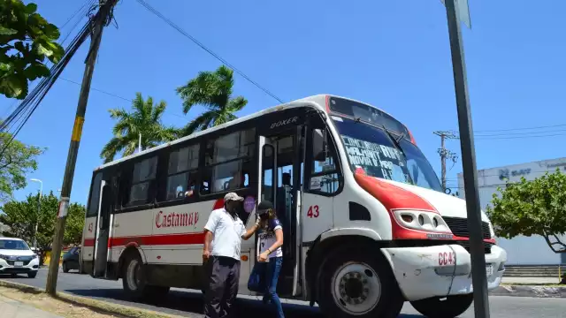 Durante la noche los camiones son muy pocos