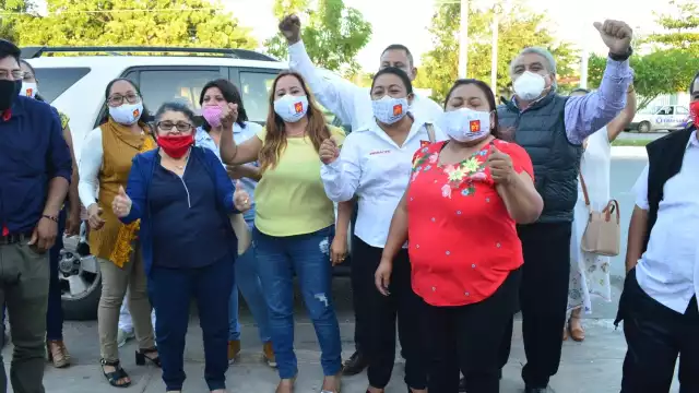 Integrantes del PT Campeche en el Instituto Electoral de ese estado