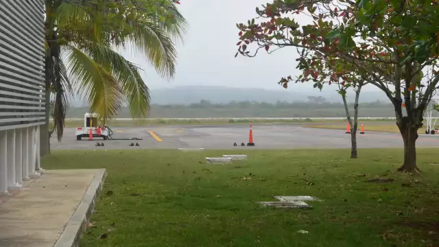 En el Aeropuerto Internacional de la Ciudad de Mérida la aeronave esperó hasta las 10 de la mañana para retornar a tierras campechanas