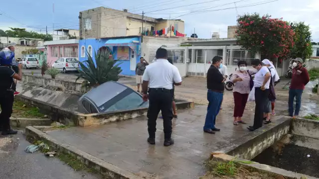 Los hechos ocurridos en la unidad habitacional Ciudad Concordia terminaron en pérdida total del vehículo
