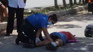 El conductor del vehículo color negro se dio a la fuga tras cometer el crimen