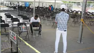 Así lució el módulo del Hospital General de Cancún este viernes