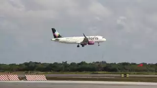 La mayoría de estas aerolíneas son nacionales y que tienen vuelos directos a Cancún