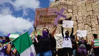 La marcha fue convocada por el Observatorio Ciudadano Nacional de Femicidios 