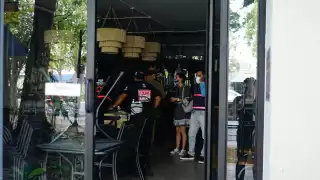 Autoridades de Protección Civil acudieron al restaurante ubicado en Paseo Montejo para su clausura