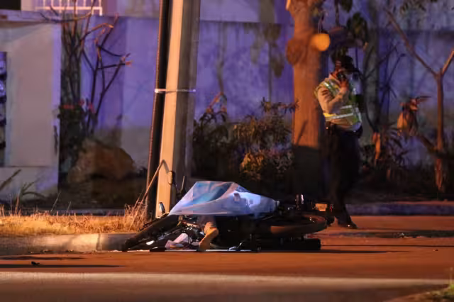 El motociclista perdió la vida
