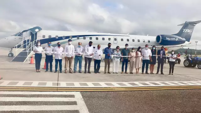Esta nueva ruta de TAG Airlines se suma a las dos de reciente operacio´n que conectan a la ciudad de Guatemala con Cancu´n