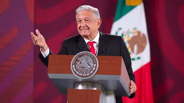 Presidente Andrés Manuel López Obrador en conferencia de prensa