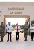 Presidenta Sheinbaum inauguró el ecoparque La Ceiba.