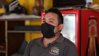 Los locatarios de la zona esperan que mejoren sus ventas con la construcción