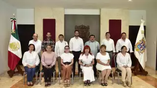 A la junta asistieron 12 de los 13 ediles, exceptuando a la alcaldesa del municipio de Campeche, Biby Karen Rabelo de la Torre