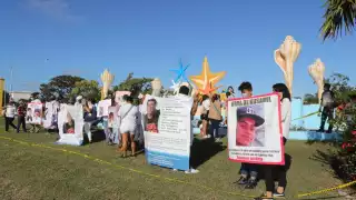 Los familiares de los desaparecidos en Quintana Roo se han manifestado para exigir respuestas
