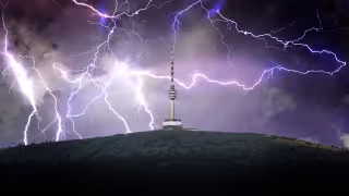 Caen 61 mil rayos en dos horas en India