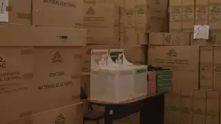 Fue presentada la bodega donde se resguardará el material electoral