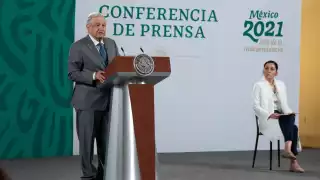 El presidente Andrés Manuel López Obrador ofreció su tradicional conferencia mañanera este miércoles 14 de julio