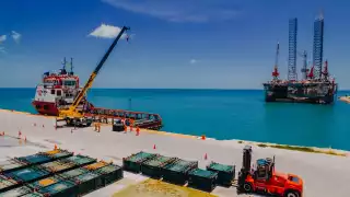 Puerto de Seybaplaya tuvo un incremento en actividad petrolera