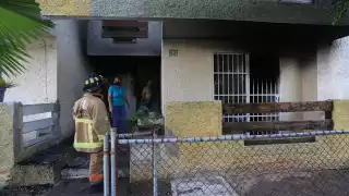 Reportan incendio en un departamento de la Supermanzana 38 de Cancún