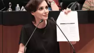 Lilly Téllez quiso poner en jaque a la secretaria de Seguridad Pública Rosa Icela Rodríguez Durante su comparecencia