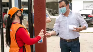 El secretario de Educación encabezó la visita de personal de la Segey para verificar que se cumpla el acompañamiento emocional