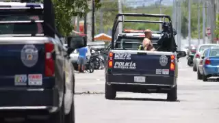 Los elementos trasladaron a la pareja a las instalaciones de Seguridad Pública, quedando a disposición del Juez Cívico en turno