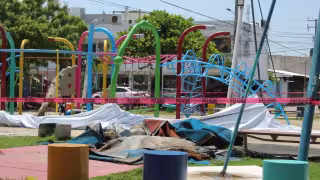 El parque principal de Ciudad del Carmen permanece cerrado