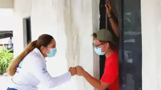 La candidata del PAN en su visita por Izamal, Tixkokob y Buctzotz