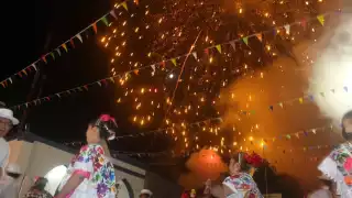 Las celebración se vio muy animada debido a que no se había llevado a cabo en dos años. Foto: Isai Dzul