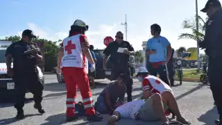 Un motociclista se quedó a pocos metros de llegar a su casa luego de ser arrollado en Progreso