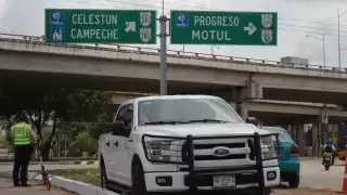Elementos de la SSP Yucatán tomaron nota del accidente de tránsito