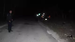 Al lugar llegaron elementos policiales, así como de la Semefo para determinar el origen del cráneo