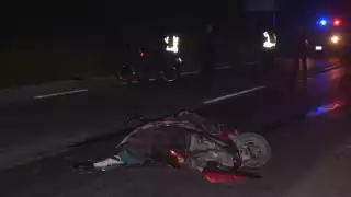 En tan solo cuatro días ya van nueve accidentes de motocicleta en esa carretera