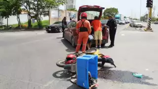 Automovilista provoca lesiones a abuelitos en Ciudad del Carmen