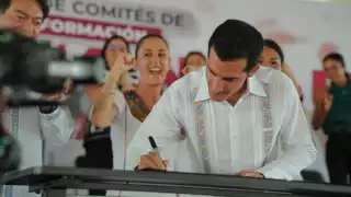 Rommel Pacheco estuvo presente en la firma del Acuerdo de Unidad para la  Transformación
