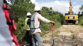 El Tramo 3 del Tren Maya va de Calkiní – Izamal, lo que representa 172 kilómetros
