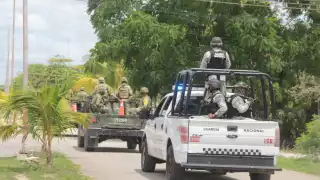 Operativo de seguridad en Felipe Carrillo Puerto