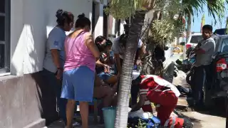 Al lugar llegaron paramédicos de la Cruz Roja Mexicana delegación Progreso